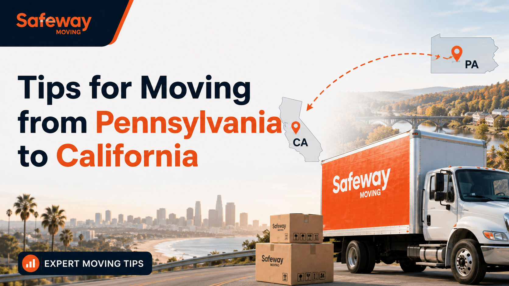 Tips for Moving from Pennsylvania to California