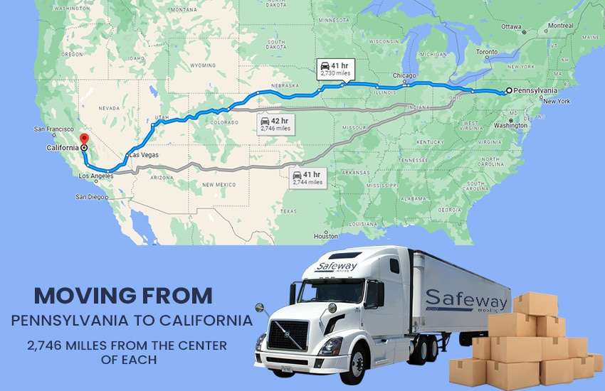 Moving From Pennsylvania To California