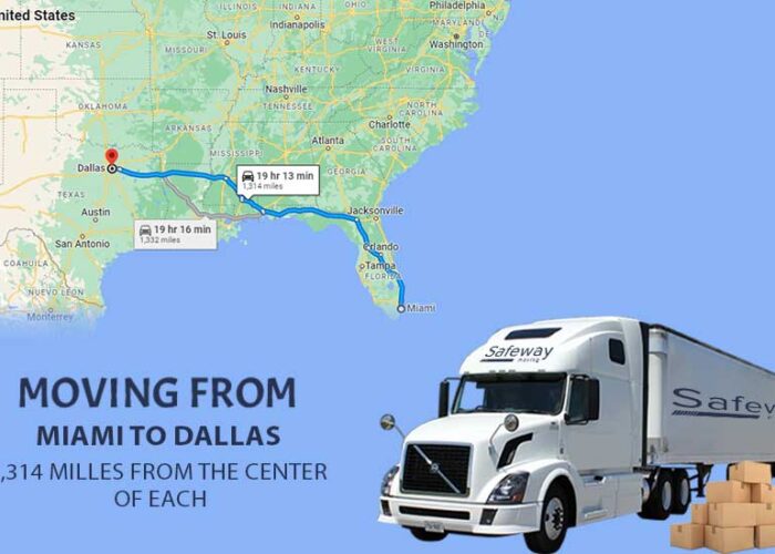 Moving From Miami FL To Dallas TX