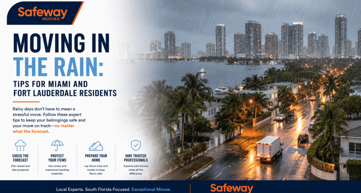 Moving in the Rain Tips for Miami and Fort Lauderdale Residents