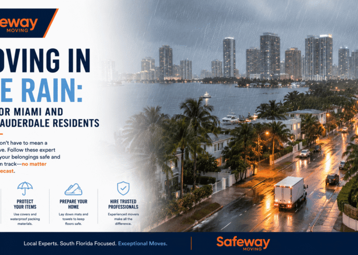 Moving in the Rain Tips for Miami and Fort Lauderdale Residents