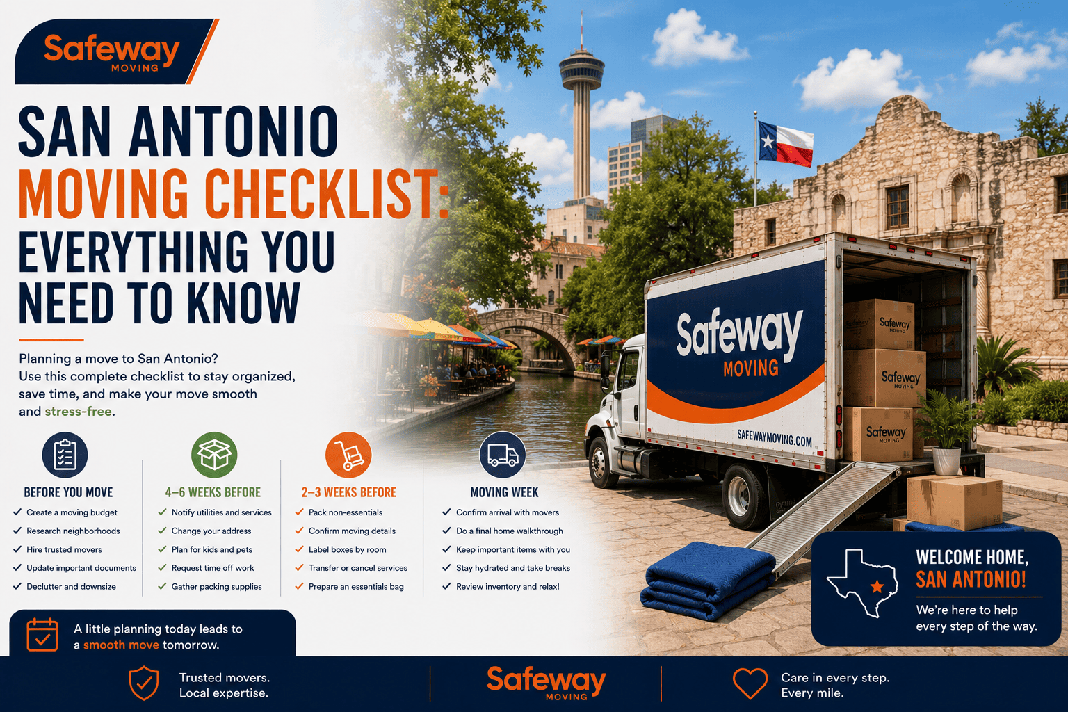 San Antonio Moving Checklist Everything You Need to Know