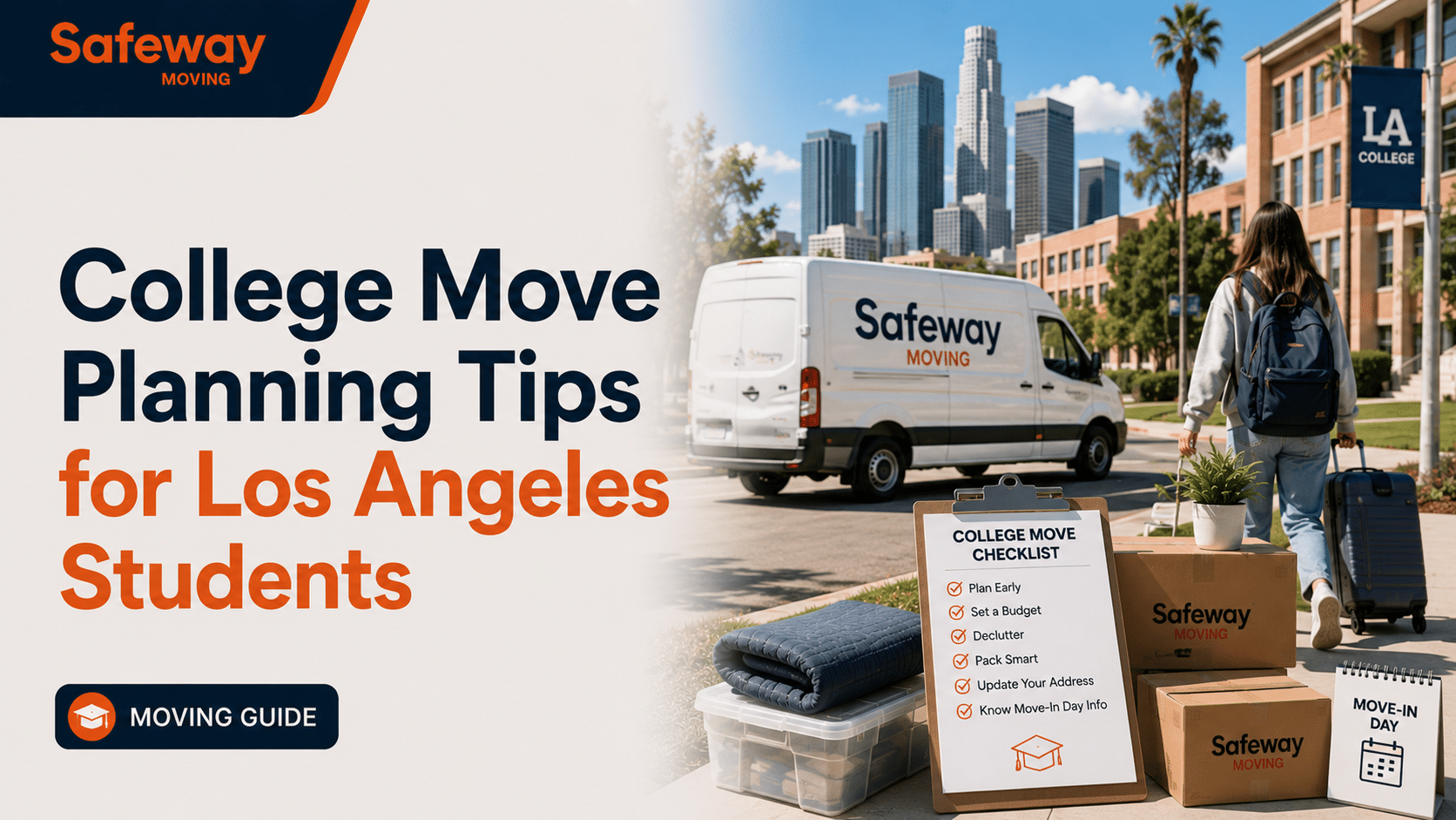 College Move Planning Tips for Los Angeles Students