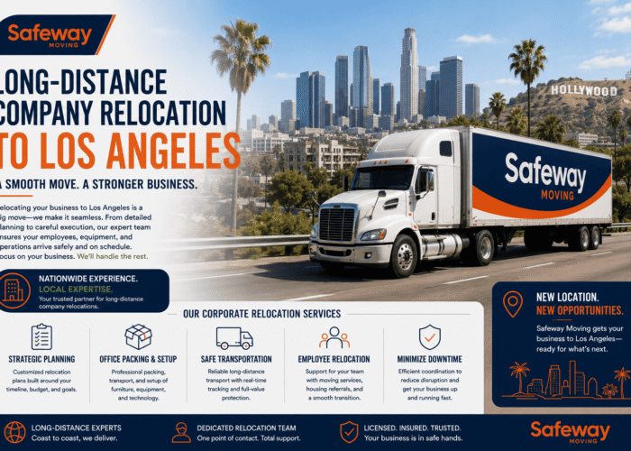 Long Distance Company Relocation to Los Angeles