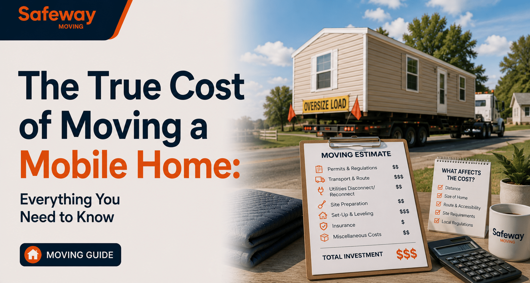 The true cost of moving a mobile home