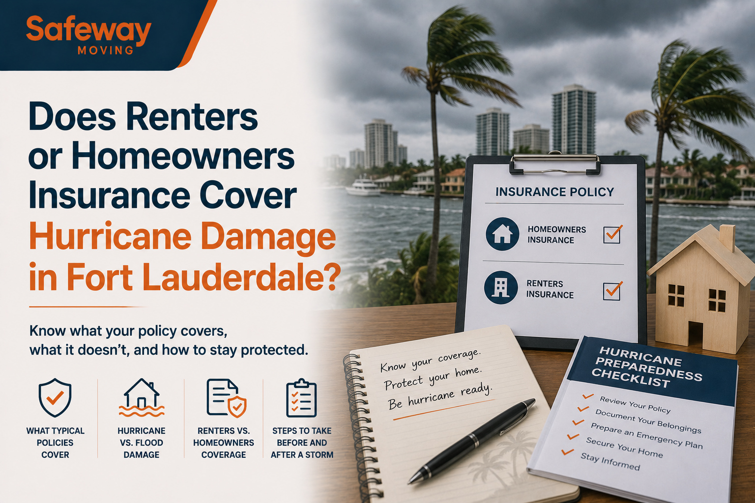 Does Renters or Homeowners Insurance Cover Hurricane Damage in Fort Lauderdale