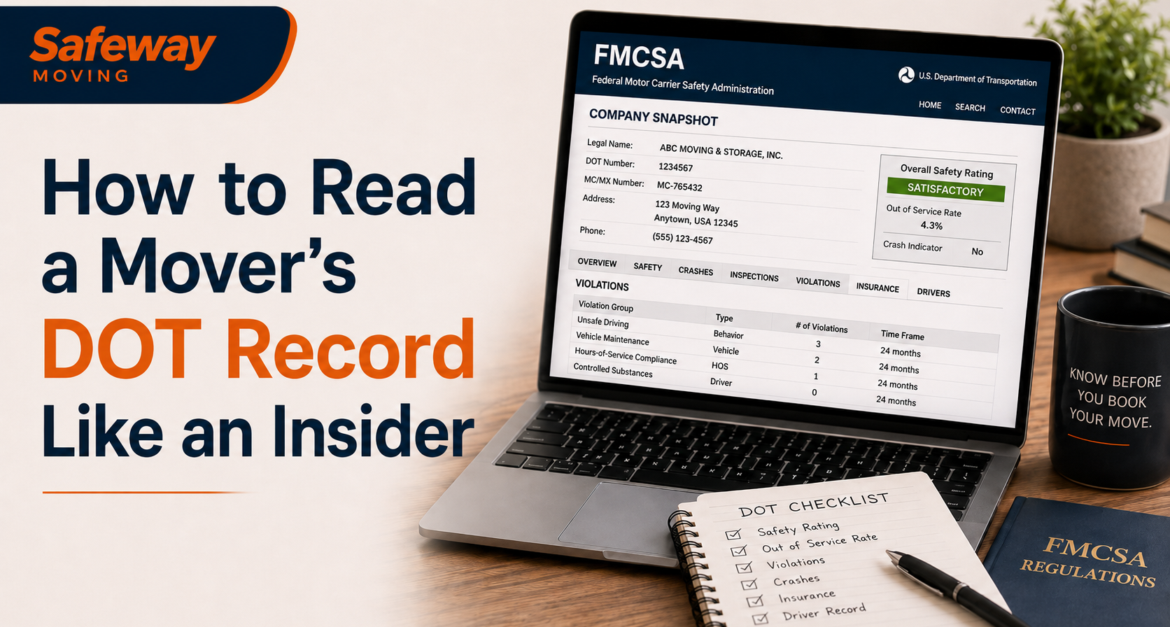How to Read a Mover's DOT Record Like an Insider