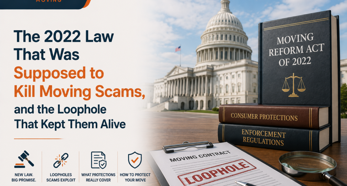 The 2022 Law That Was Supposed to Kill Moving Scams