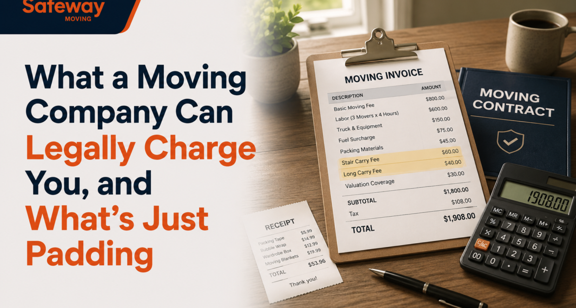 Understanding moving company costs and fees