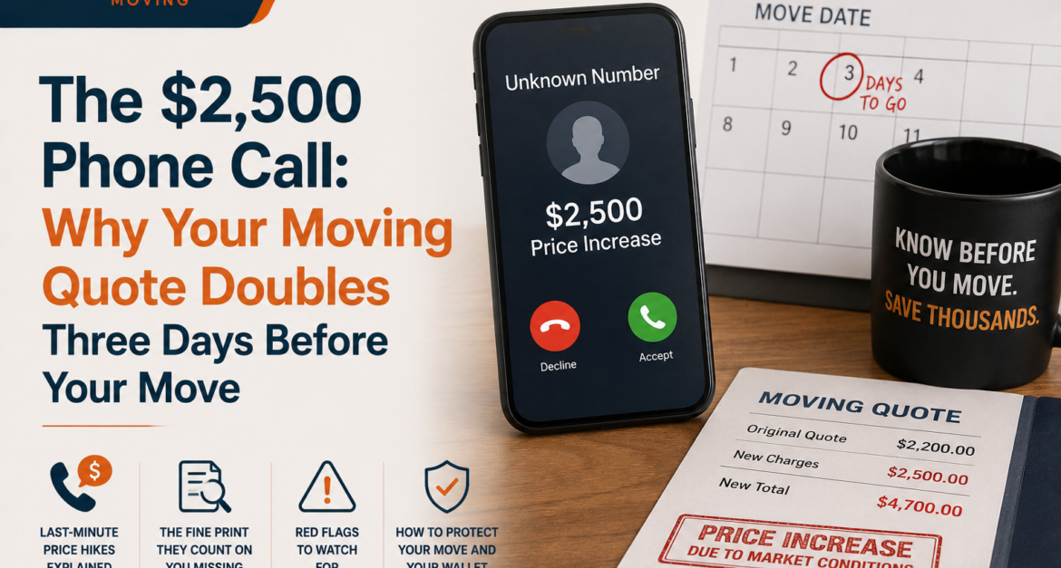 Why Your Moving Quote Doubles Three Days Before Your Move