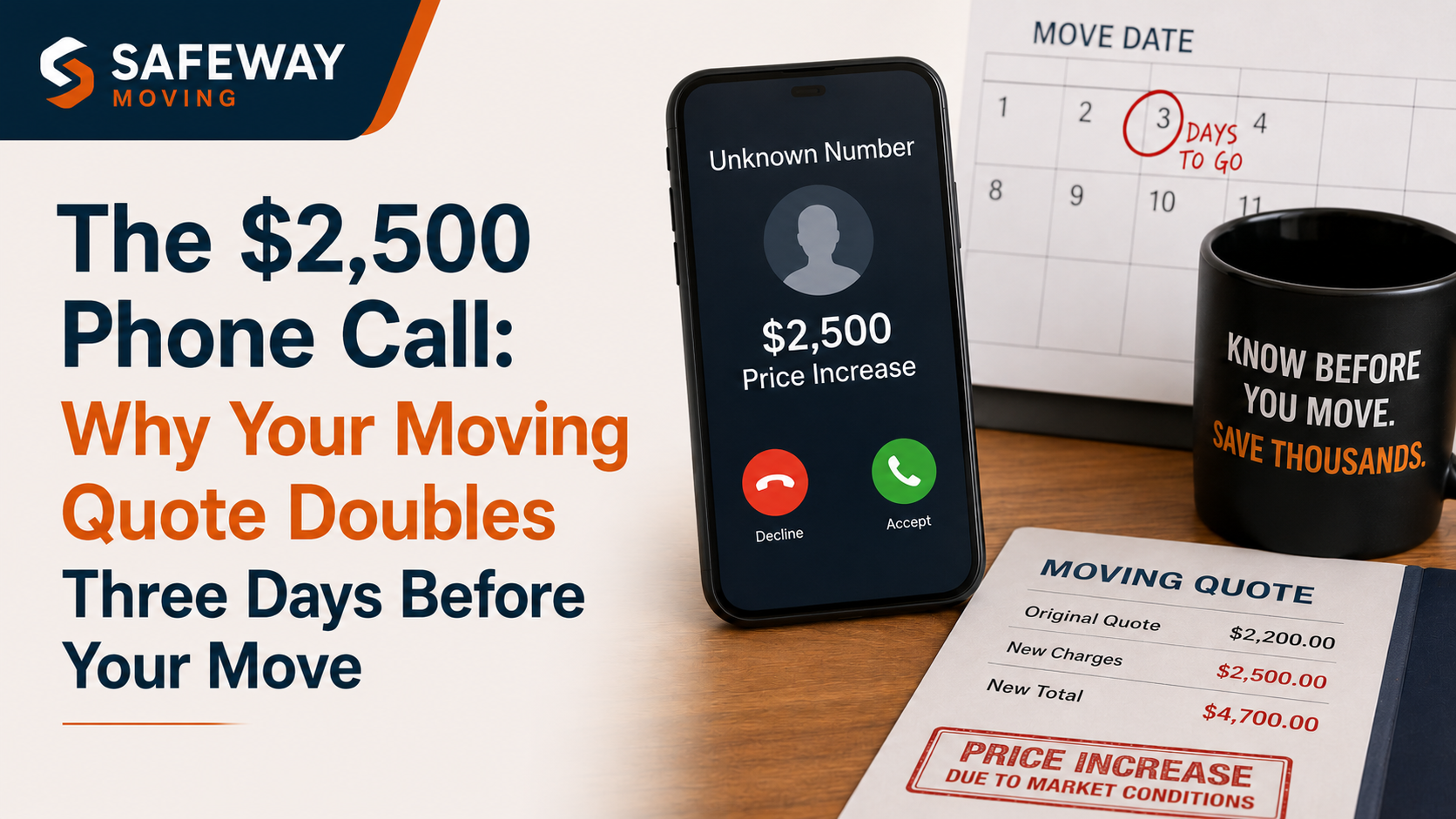 Why Your Moving Quote Doubles Three Days Before Your Move