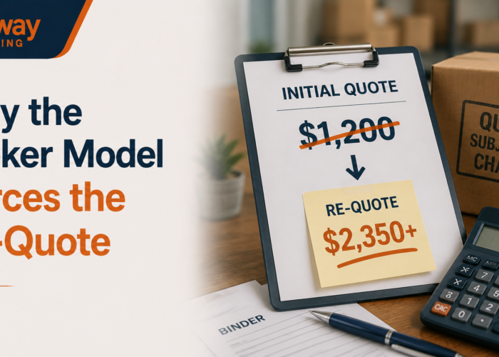 Why the Broker Model Forces the Re-Quote Why the Broker Model Forces the Re-Quote