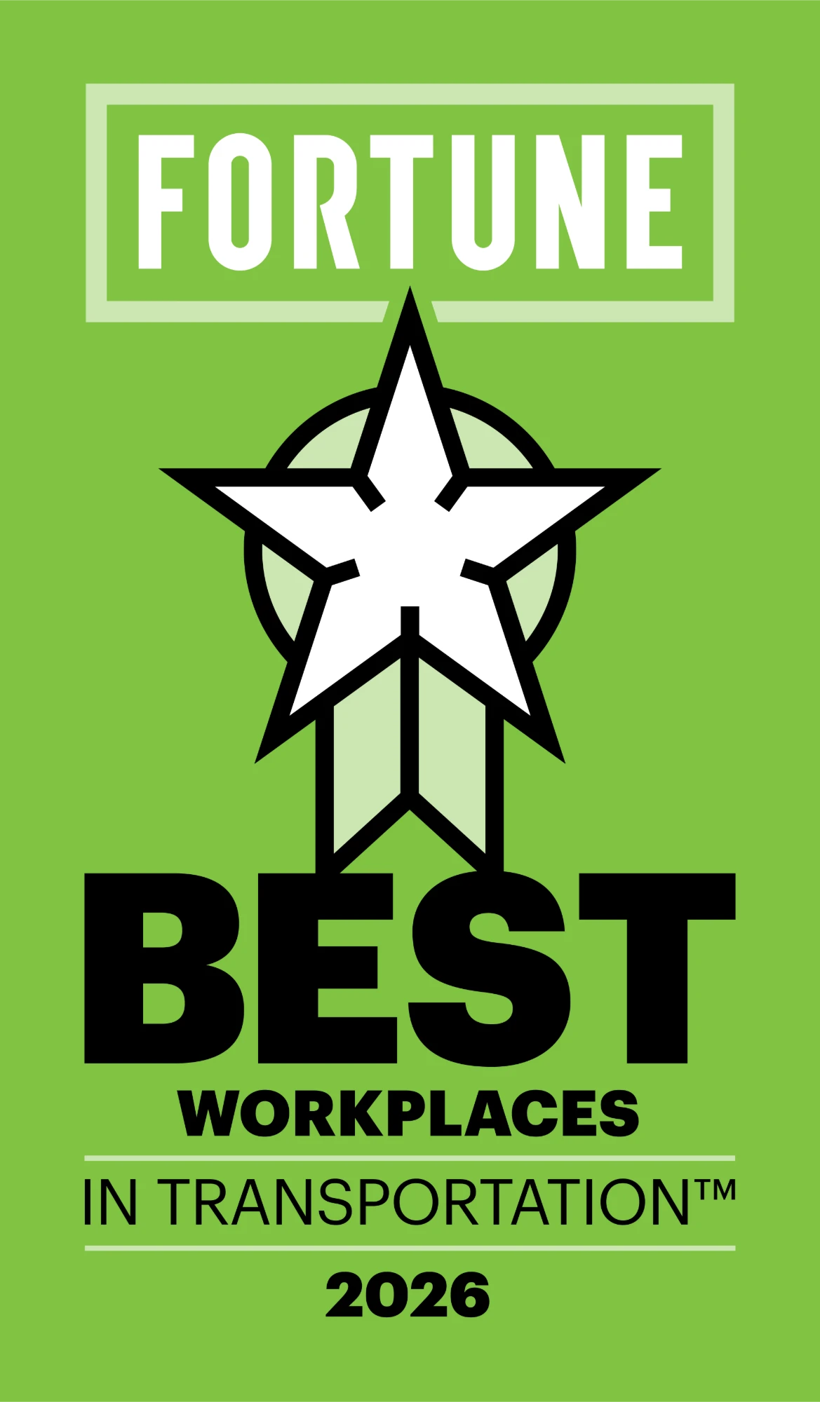Fortune Best Workplaces in Transportation 2026 logo