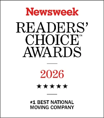 Newsweek Readers' Choice 2026, #1 Best National Moving Company